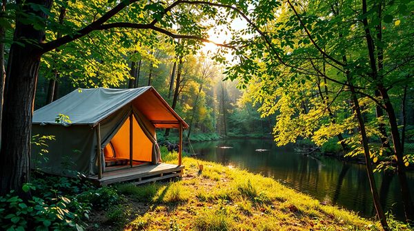 Évadez-vous en pleine nature avec le camping éco-chic en france